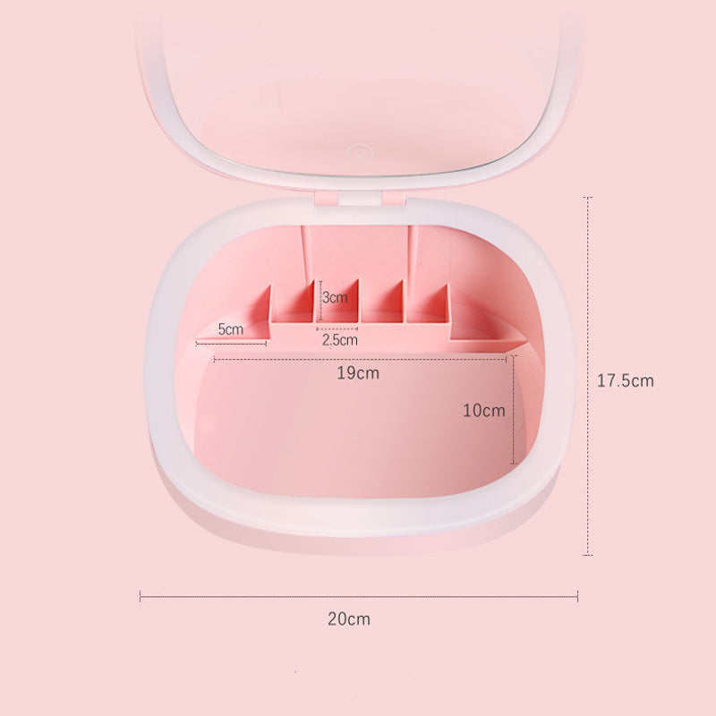 GlowMirror™ | Espejo LED Portátil para Makeup