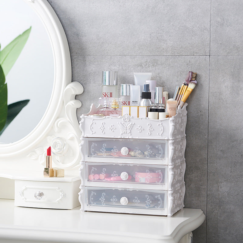 Organizador Luxury Pink para Maquillaje y Skincare